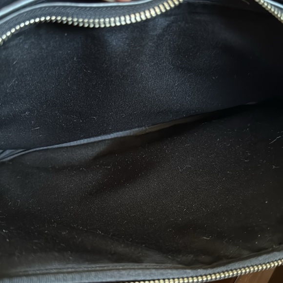 Coach Black Solid Leather Messenger Crossbody Adjustable Strap Shoulder Bag - Picture 10 of 12